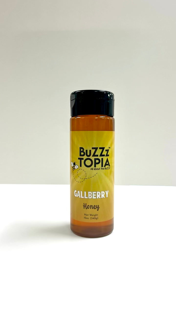 BuZZzTOPIA 12 oz FLIP TOP  GALLBERRY HONEY